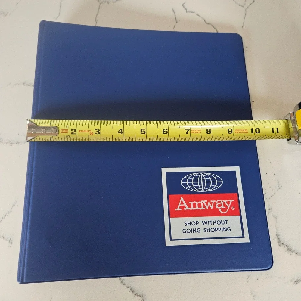 Vintage Amway Binder Folder 3 Ring Organizer NOS Notebook 1978